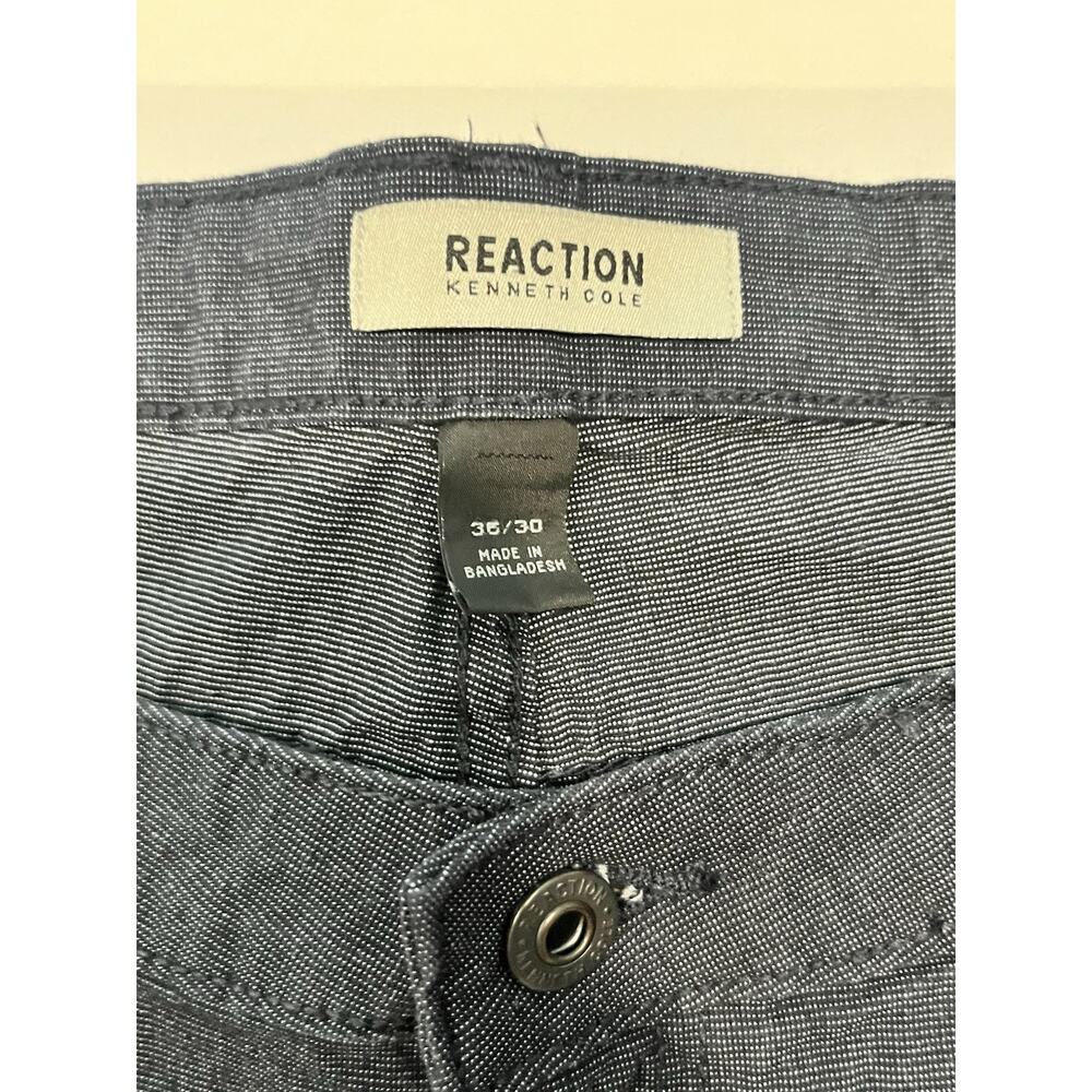 Kenneth Cole Reaction Jeans Mens 36x30 Dark Wash Stretch - Picture 3 of 3